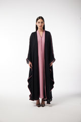 LB82 Kaftan Black Organza