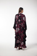 LB82 Kaftan Black Organza