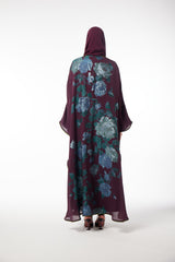 LB83 Kaftan Brown Organza