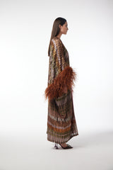 LB88 Kaftan Bronze Organza