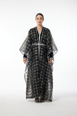LB79 Kaftan S.Brown Organza