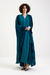 LB61 Green Abaya