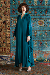 LB61 Green Abaya
