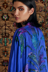 LB64 Purple Abaya