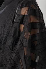 ABAYA BLACK ORGANZA
