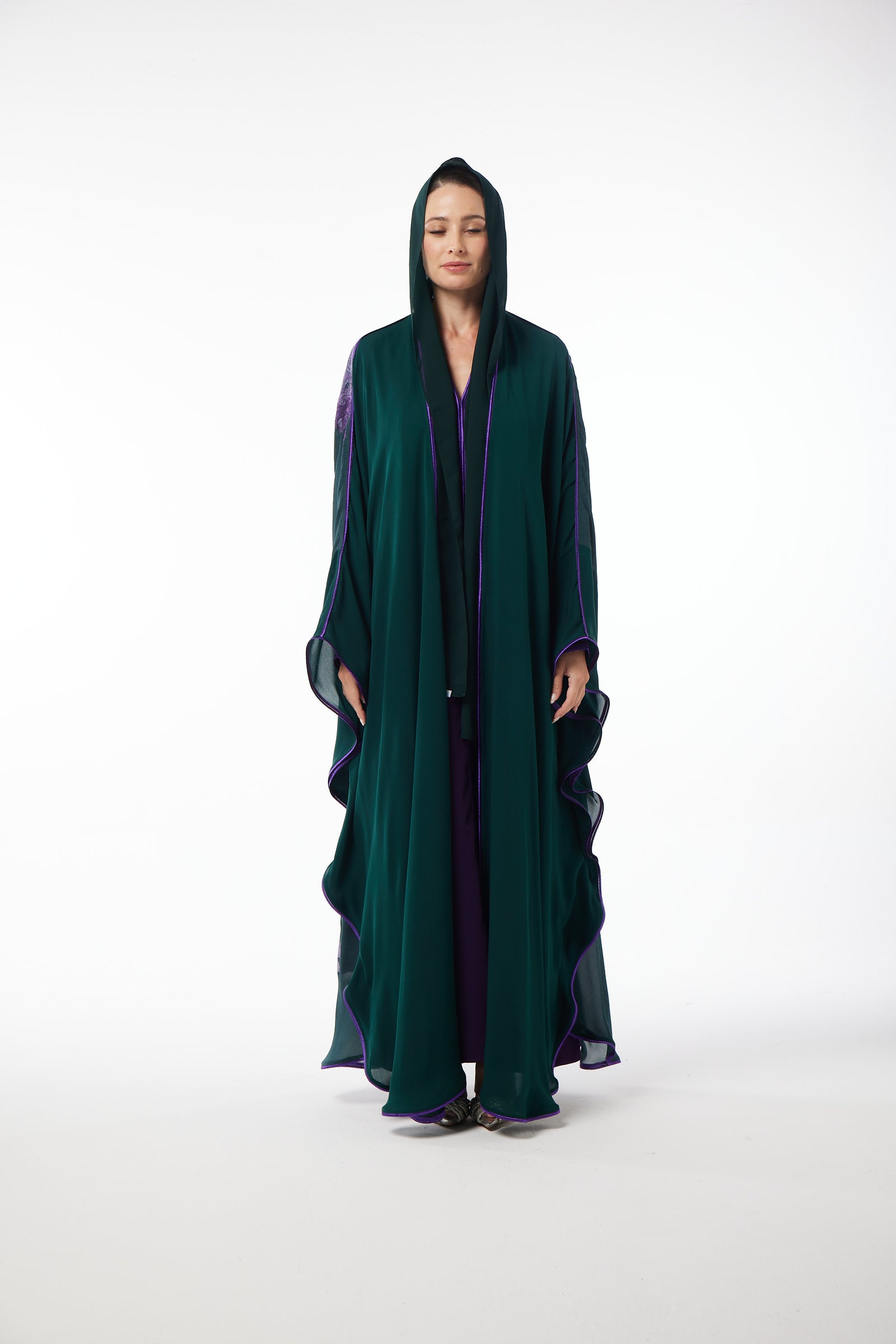 Buy Green Kaftan | Shop For Organza Kaftan – Beyond Label